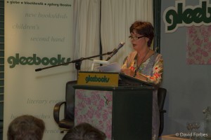 Lyn Hughes at Flock book launch